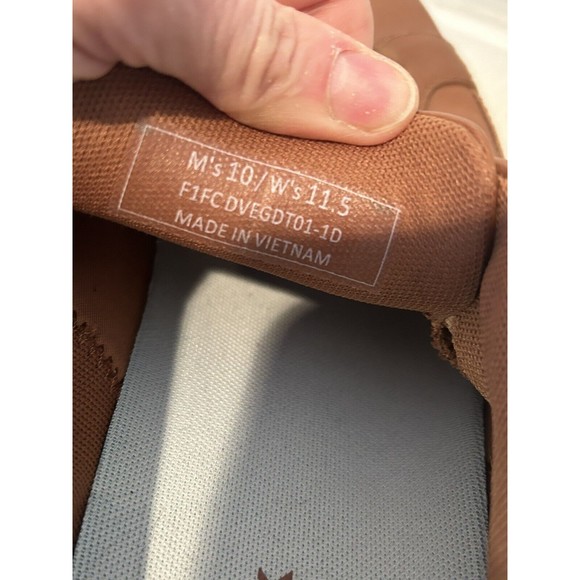 Kizik Vegas Men's Sz 10/Women 11.5-Hands Free Brown Leather Casual Slip On - Picture 11 of 13